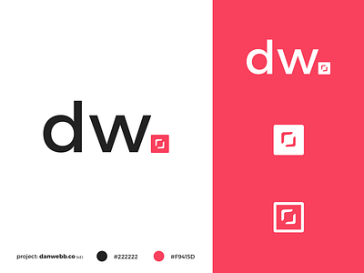 danwebb.co - Logo Update branding design developer logo rebrand