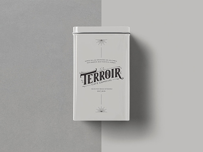 Terroir Coffee branding graphic design lettering logo package design packagin typography