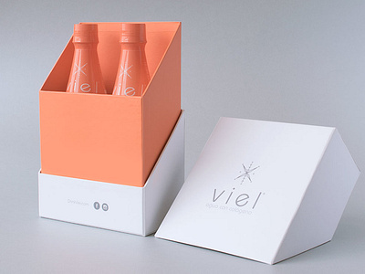 Caja Viel box design graphic design package design packaging