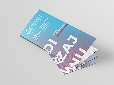Trifold brochure design for Silesia Bazaar event brochure design graphic design leaflet print
