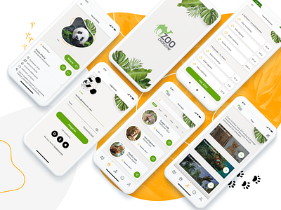 ZOO app concept (UI/UX) design interface mobile ui ux
