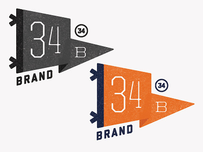 34 Brand Pennant logo pennant sports