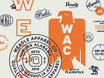 Weagle, etc auburn eagle football sports typography