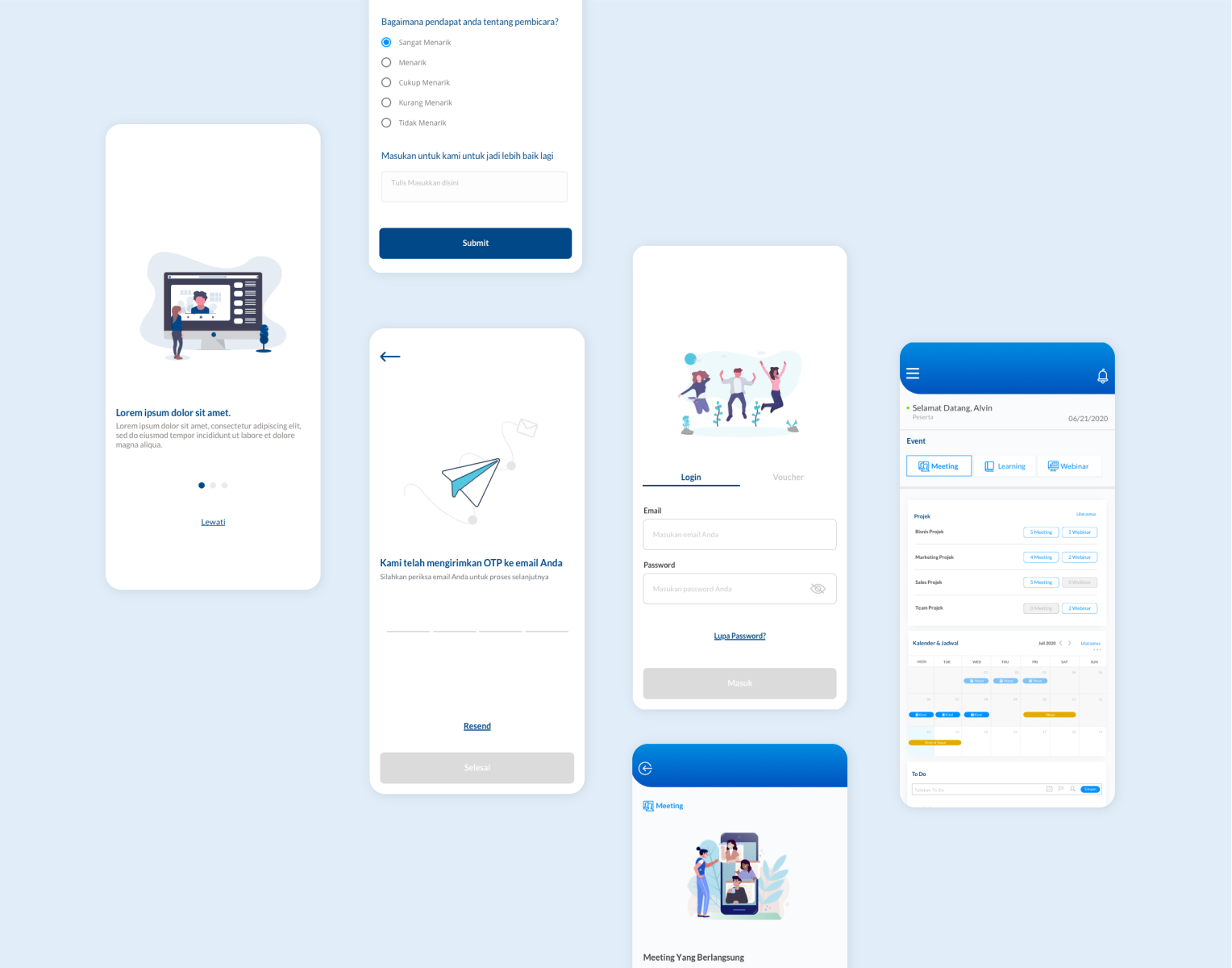 Mobile App for online school by andri gustiawan on Dribbble