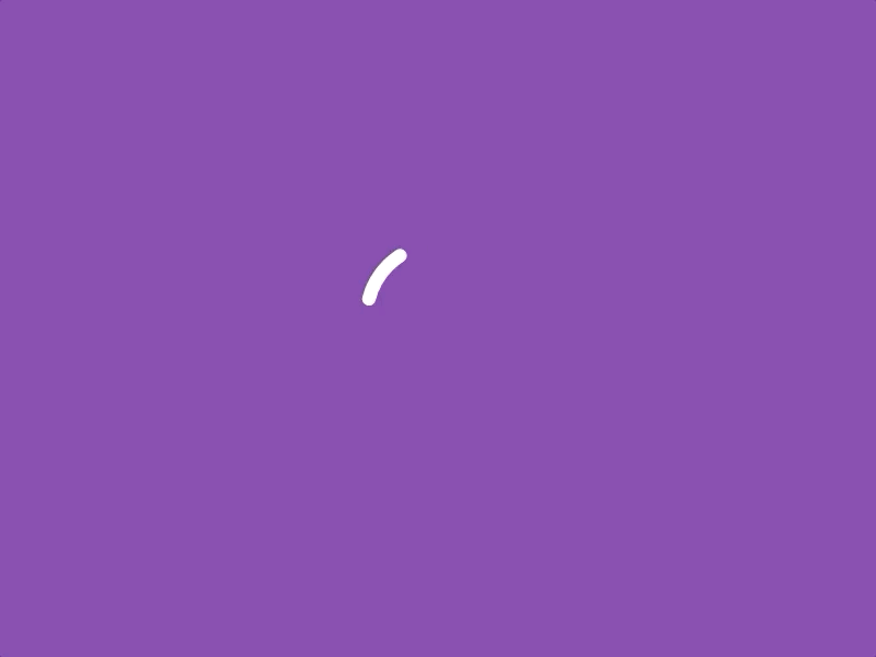 Pure CSS Animated Loading Screen