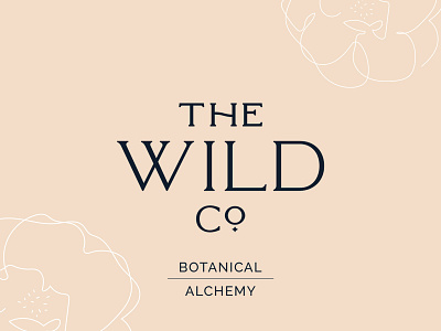 THE WILD Co. Logo Design boho boho design brand identity branding flower graphic design logo logo inspiration logodesign minimalist logo visual identity wellness brand