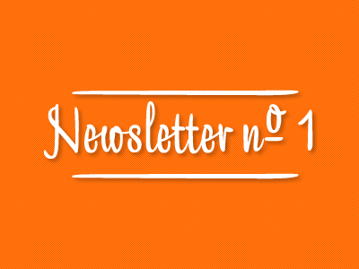 Newsletter banner newsletter orange