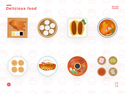 Delicious Food china delicious food illustration