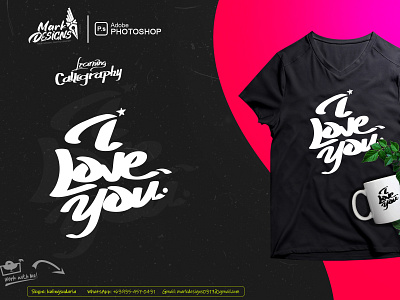 Calligraphy Tshirt Design adobe illustrator adobe photoshop calligraphy tshirt design