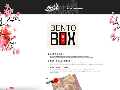 Bento Box adobe photoshop branding food graphic arts graphicdesign illustrator japan japanese culture japanese food logo design restaurant