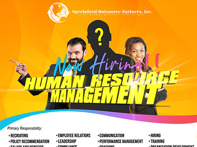 human resource flyer