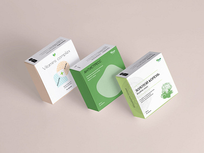 Packaging design for vitamins and health herbs