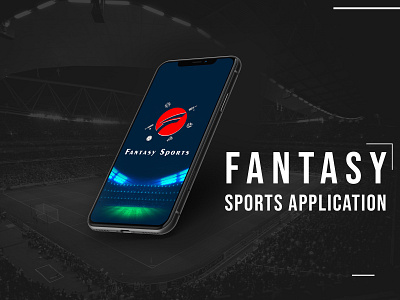 Fantasy Sports Application branding design logo ui ux