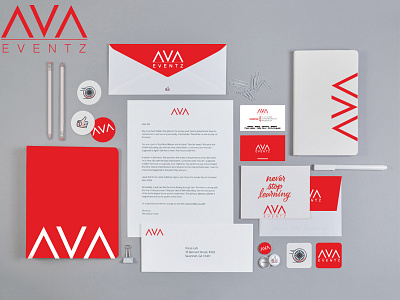 AvA Barnding branding logo