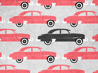 Invasion of the Chevy Stylelines car chevy chevy styleline deluxe classic car classic cars pattern red retro traffic wallpaper