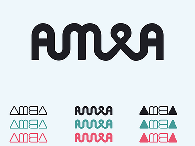 AMEA logo redesign branding handlettering logo design