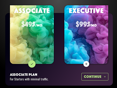 Splash Color Pricing Table