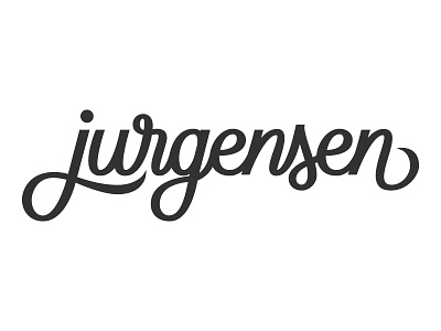 Jurgensen Script V3 handlettering personal script vector