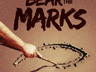 Bear The Marks Cover photoshop sermon journal cover