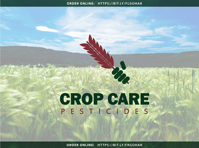 CROP CARE PESTICIDES brand brand identity branding graphic design identity illustrator logo logodesign