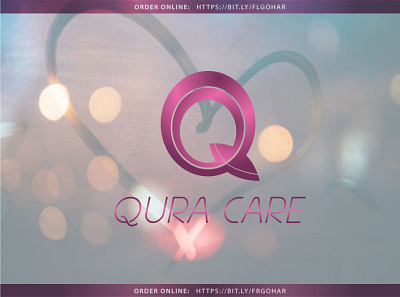 QURA CARE brand brand identity branding design graphic design identity illustration illustrator logo logodesign