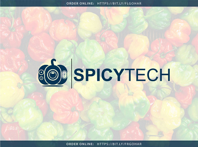 SPICYTECH brand identity branding design graphic design identity illustrator logo logodesign