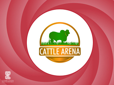 CATTLE ARENA brand identity branding design graphic design identity illustrator logo logodesign