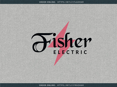 Fisher Electric brand identity branding graphic design identity illustrator logo logodesign