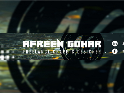 Afreen Gohar YouTube Cover Design