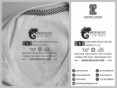 Rezealent Tag Design hang tag hanger hangtag label label design labeldesign labels shirt tag tag tag design tags