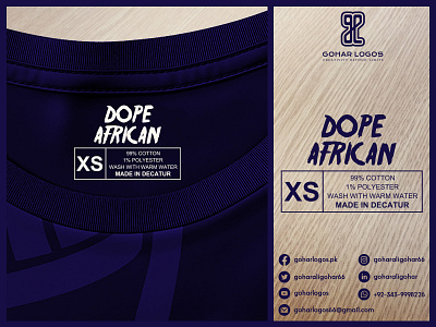 Dope African Tag Design