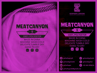 Meatcanyon Tag Design brand identity branding graphic design identity label logo logodesign tag