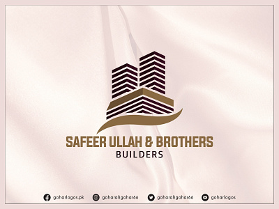 Safeer Ullah & Brothers Logo branding graphic design identity logo logodesign realestate