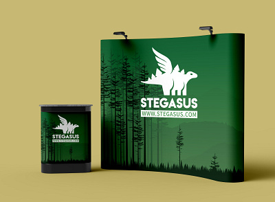 Stegasus Banner Design branding graphic design identity label logo necktag tag