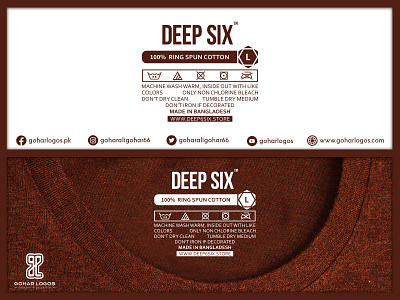 Deep Six Tag Design graphic design identity label logo tag