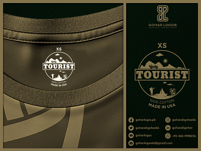 Tourist Tag Design branding graphic design logo