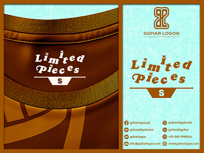 Limited Pieces Neck Tag/Label design graphic design identity tag