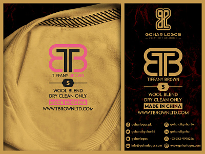 Tiffany Brown Custom Neck Label | Custom Clothing Tag