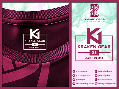 Kraken Gear Custom Neck Tag | Custom Clothing Tags