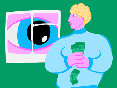 taxes? blond blue collage cool green illustration like money my nice pay pink spy sweater tax taxes watch window