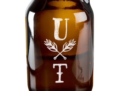 Urban Tap Growler beer branding creative design growler hand drawn typography