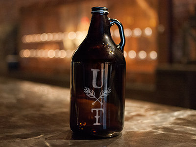 Urban Tap Growler bar beer branding design growler industrial logo tap urban