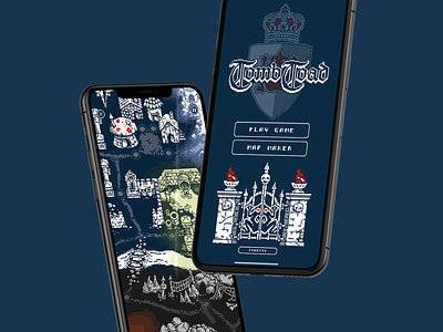Tomb Toad - App Store Release app branding design game identity logo mobile toad tomb typography ui ux