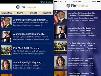 Pitt Business - Droid vs. Apple branding business design droid ios ios 7 kitkat list