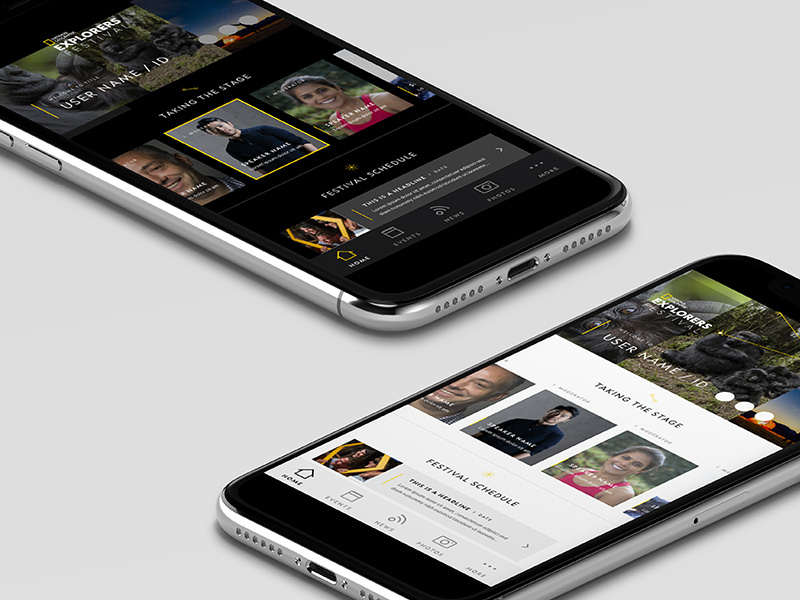 Explorers Festival - Concept App android iphone outdoors exploration science planet explore branding design mobile