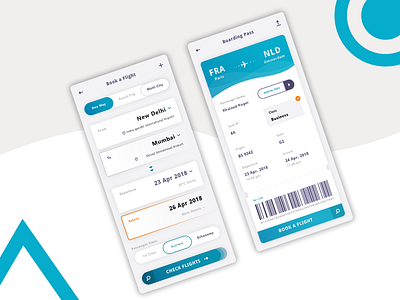 Flight Booking Screen app branding design icon illustration ui ux vector