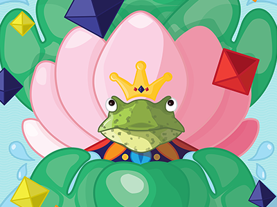 Henri-Le-Ferré cute character character design animals vector illustrator illustration frogg