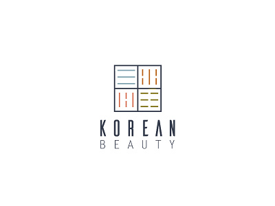 Korean Beauty - Logo branding branding concept branding design cosmetics design korea korean logo logodesign