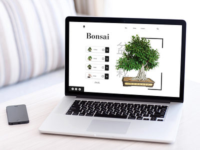 Bonsai Landing page