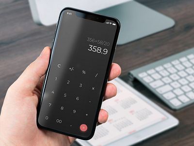 DailyUI #004 app design application calculator daily 100 design design app figma illustration illustrator iphone x ui uidesign ux vector vector art